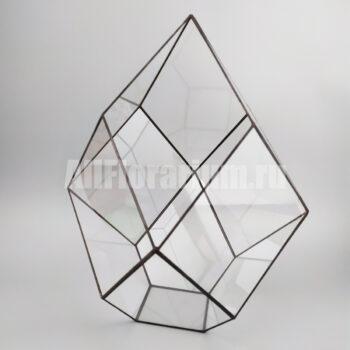 Геометрическая ваза флорариум Кубооктаэдр вытянутый #2