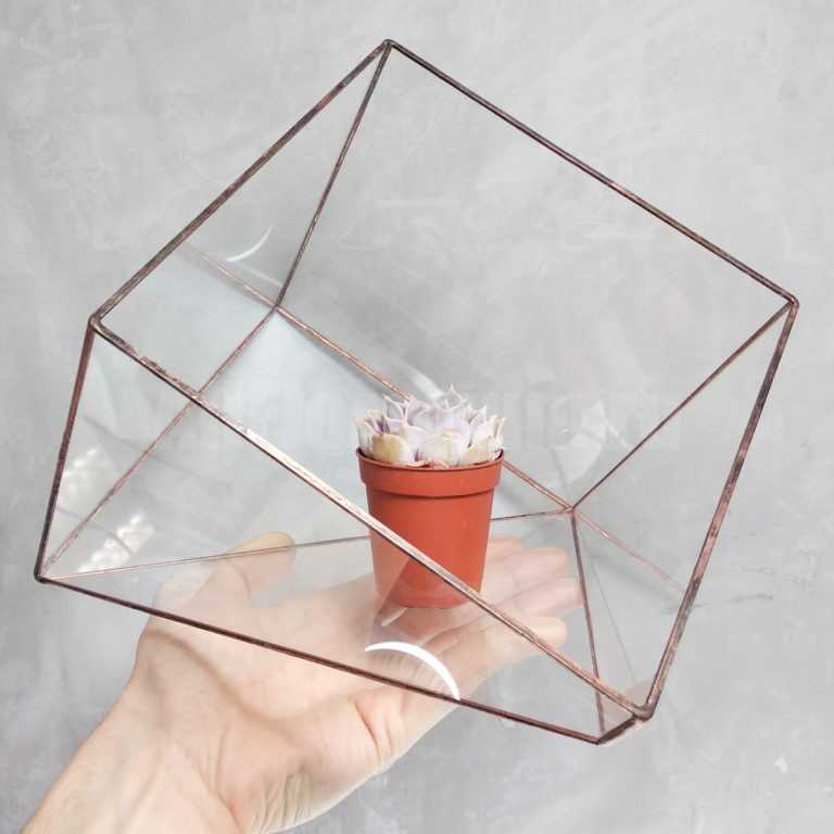 Геометрическая ваза Куб усеченный #2