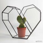 Геометрическая ваза для флорариума Сердце