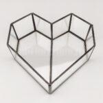 Геометрическая ваза Сердце плоское #3