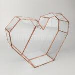 Геометрическая ваза для флорариума Сердце плоское