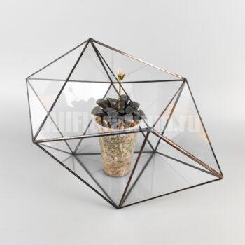 Геометрическая ваза Кристалл из треугольников