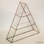 Полка из стекла Треугольник